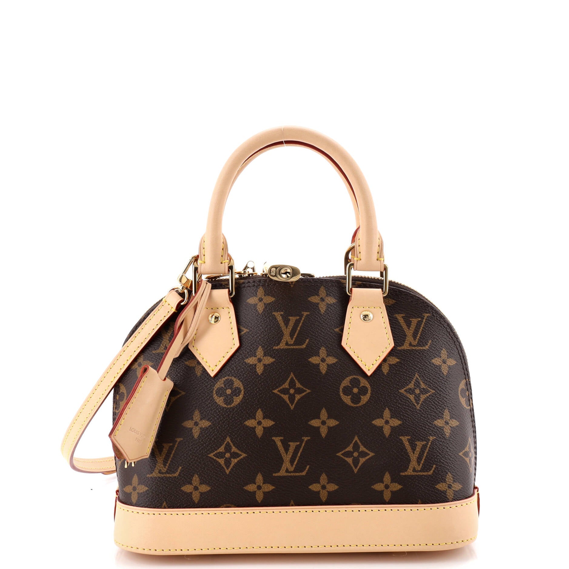 Alma Handbag Monogram Canvas BB