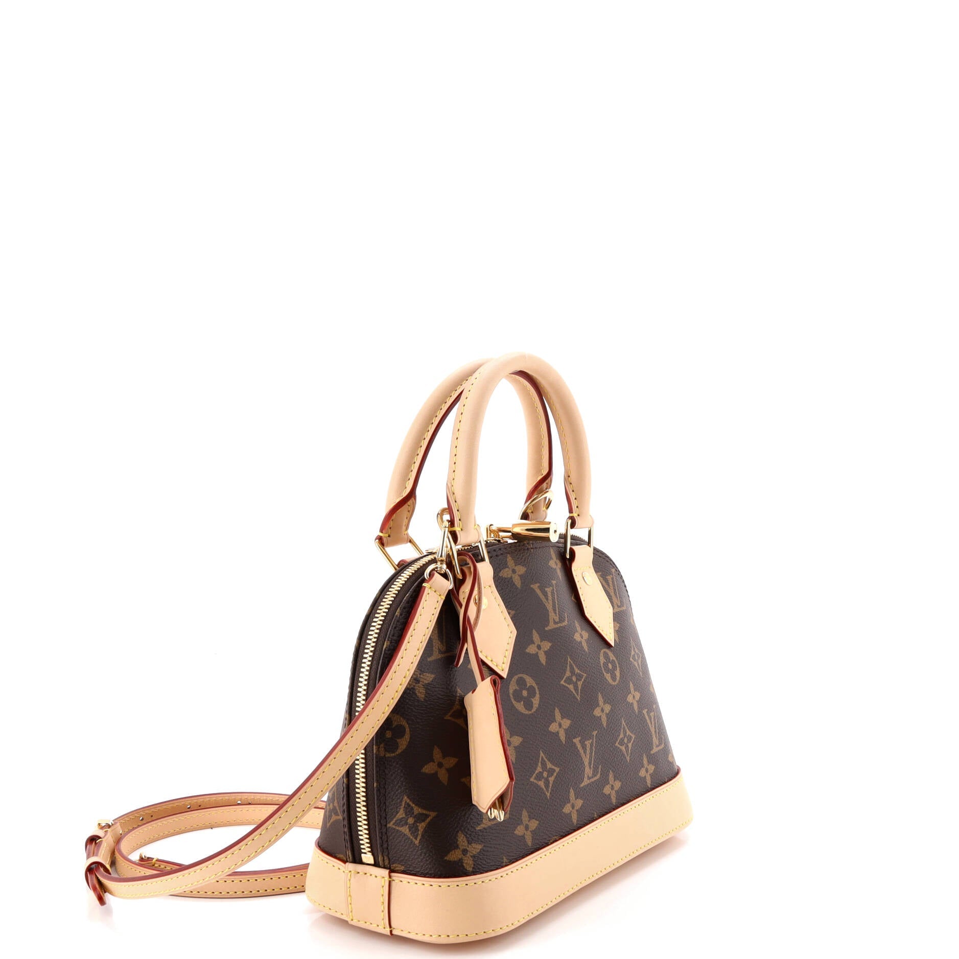 Alma Handbag Monogram Canvas BB