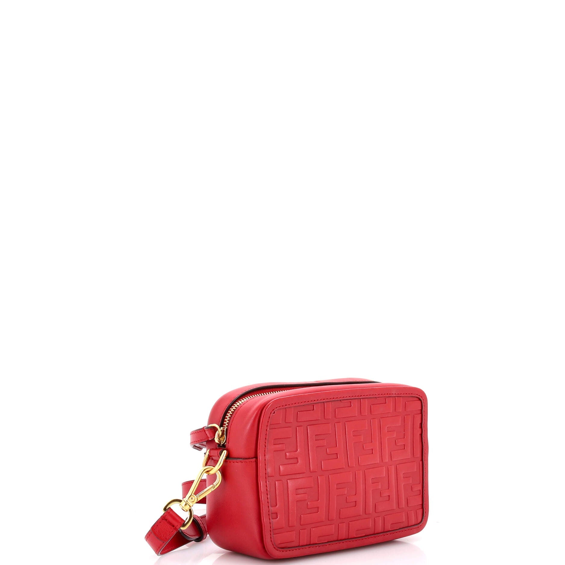 Camera Bag Zucca Embossed Leather Small