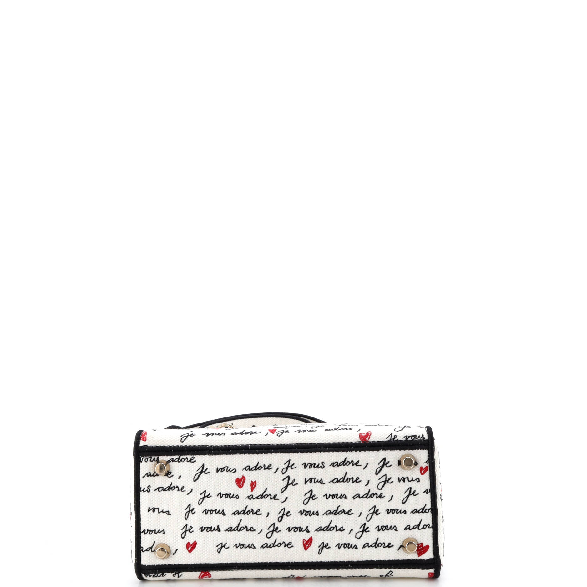 Lady D-Lite Bag Embroidered Canvas Medium