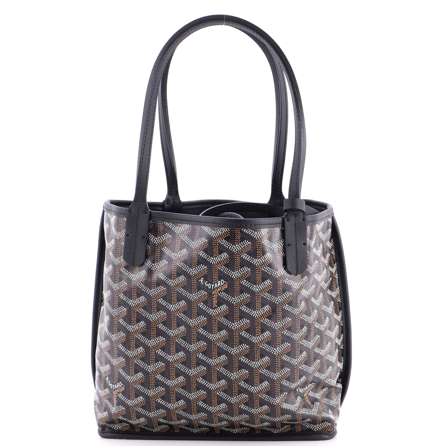 Anjou Reversible Tote Coated Canvas Mini