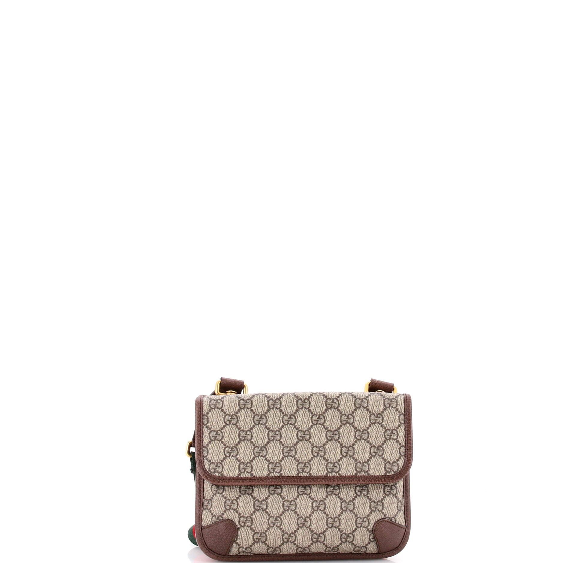 Neo Vintage Flap Messenger GG Coated Canvas Small