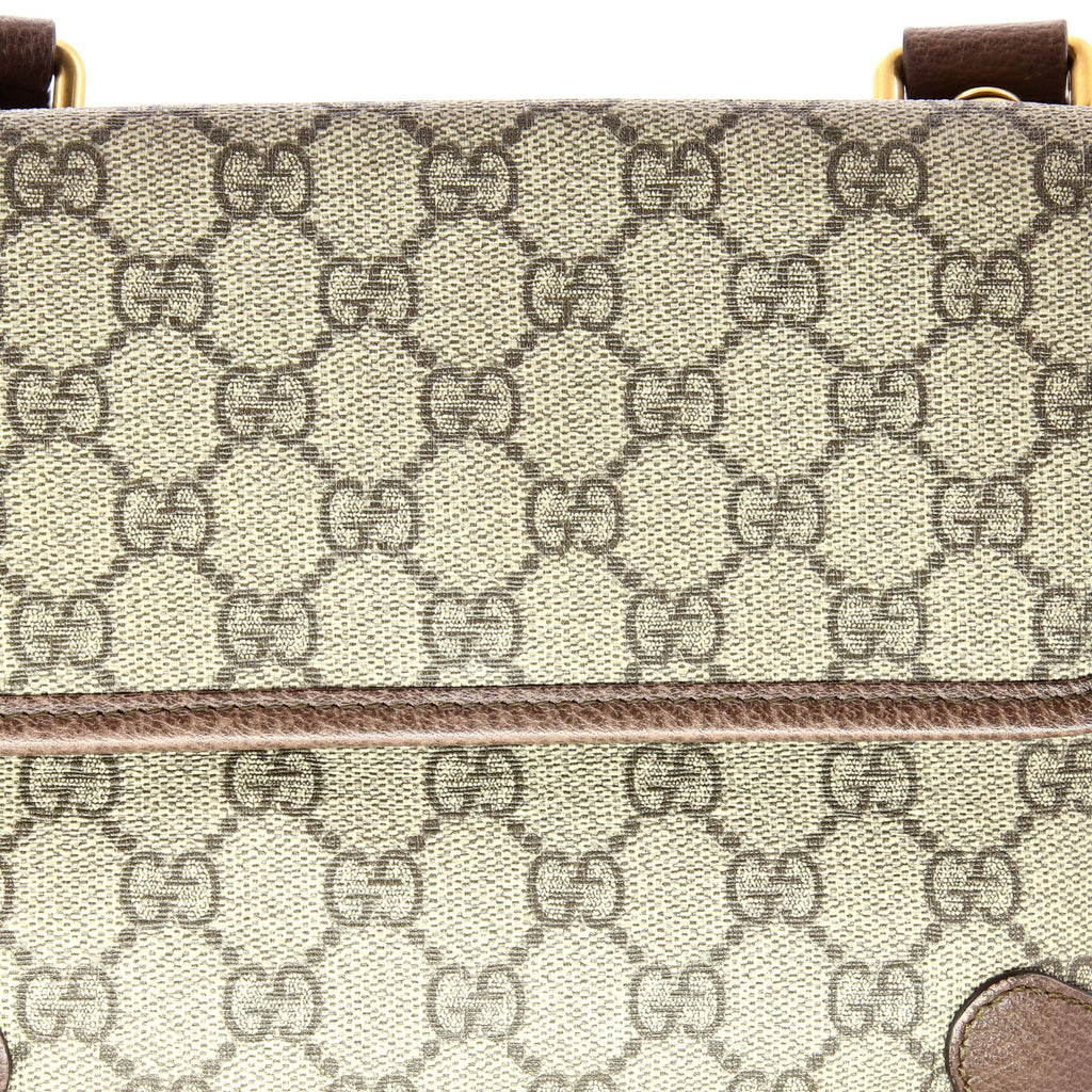 Neo Vintage Flap Messenger GG Coated Canvas Small