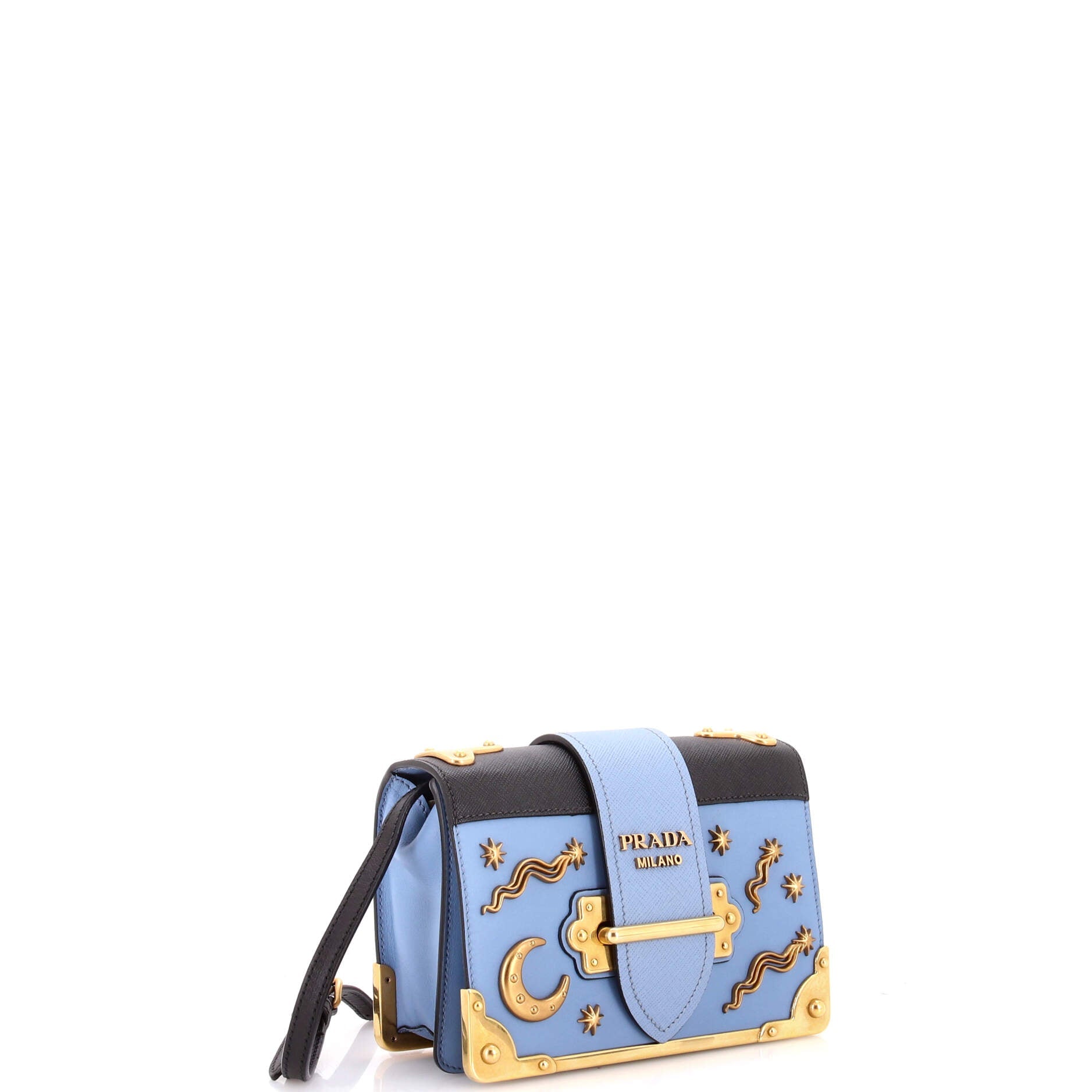 Cahier Crossbody Bag Embellished Leather Small