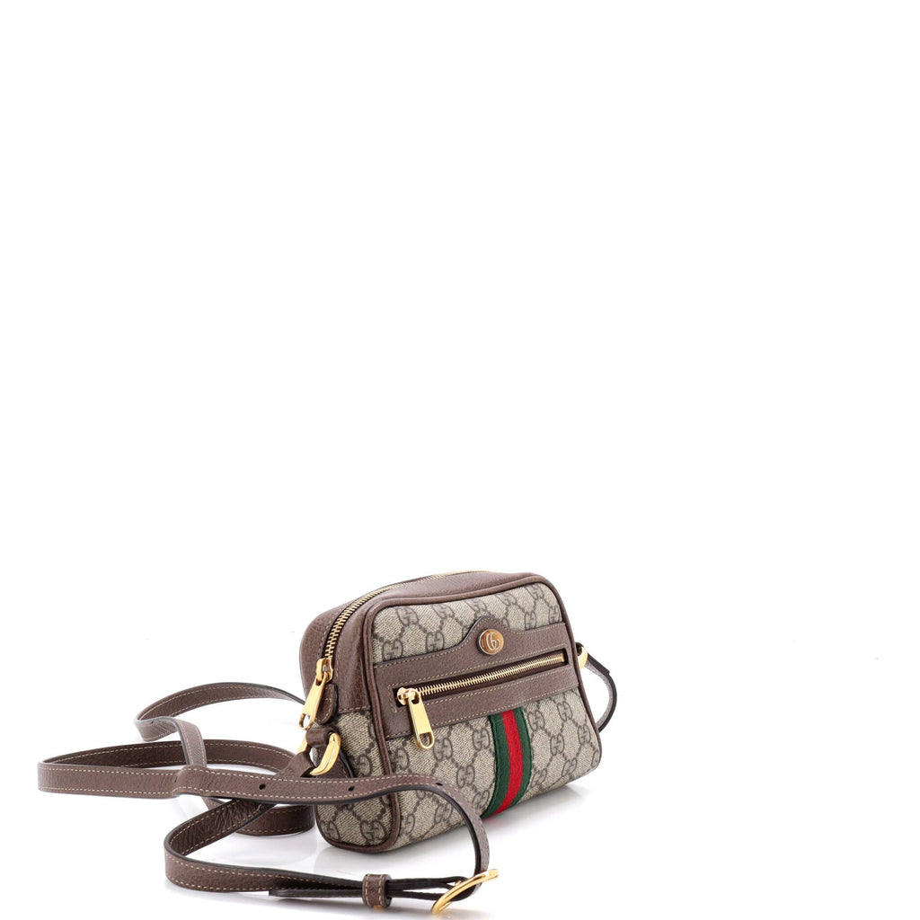 Ophidia Shoulder Bag GG Coated Canvas Mini