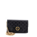 Icon Wallet on Chain Guccissima Leather