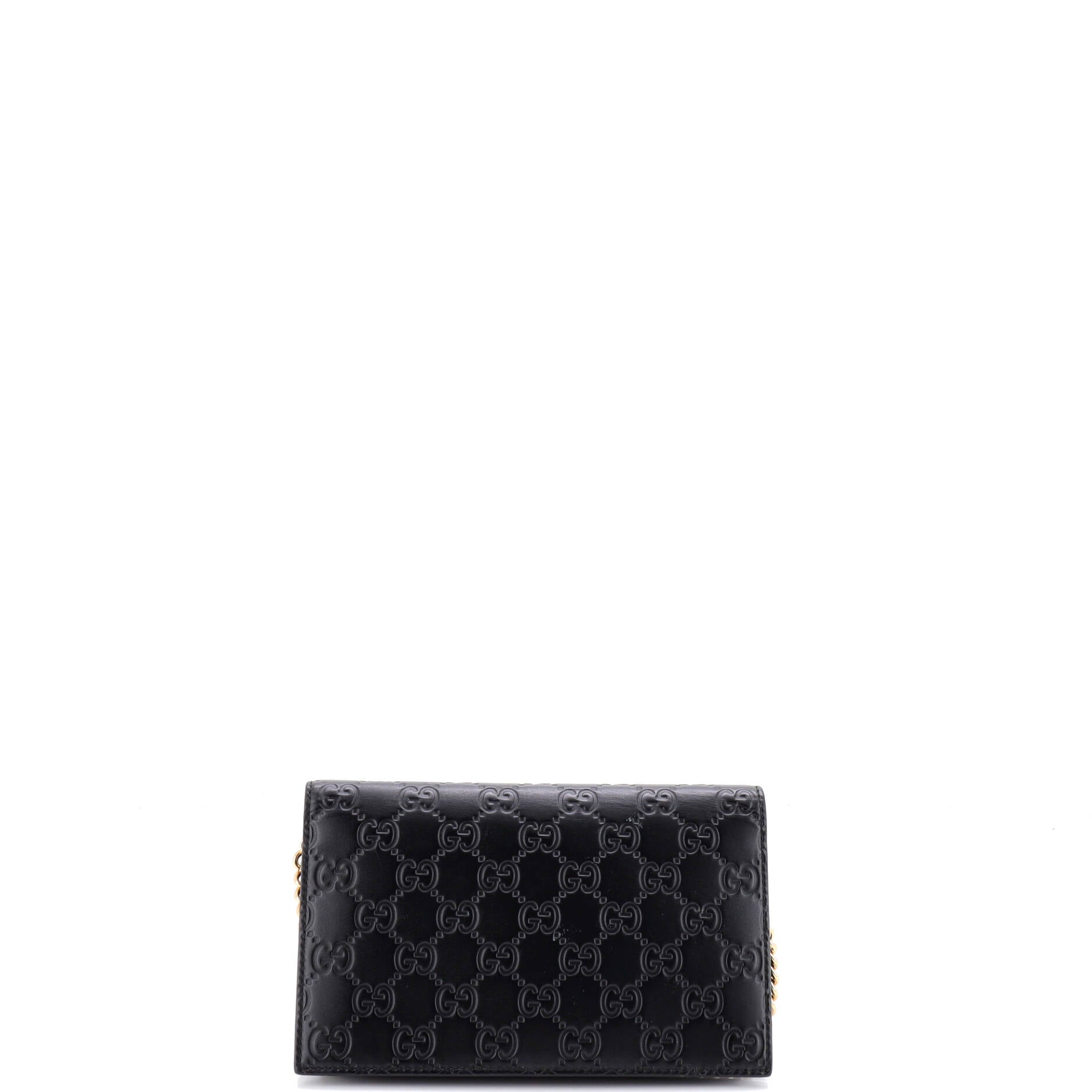 Icon Wallet on Chain Guccissima Leather