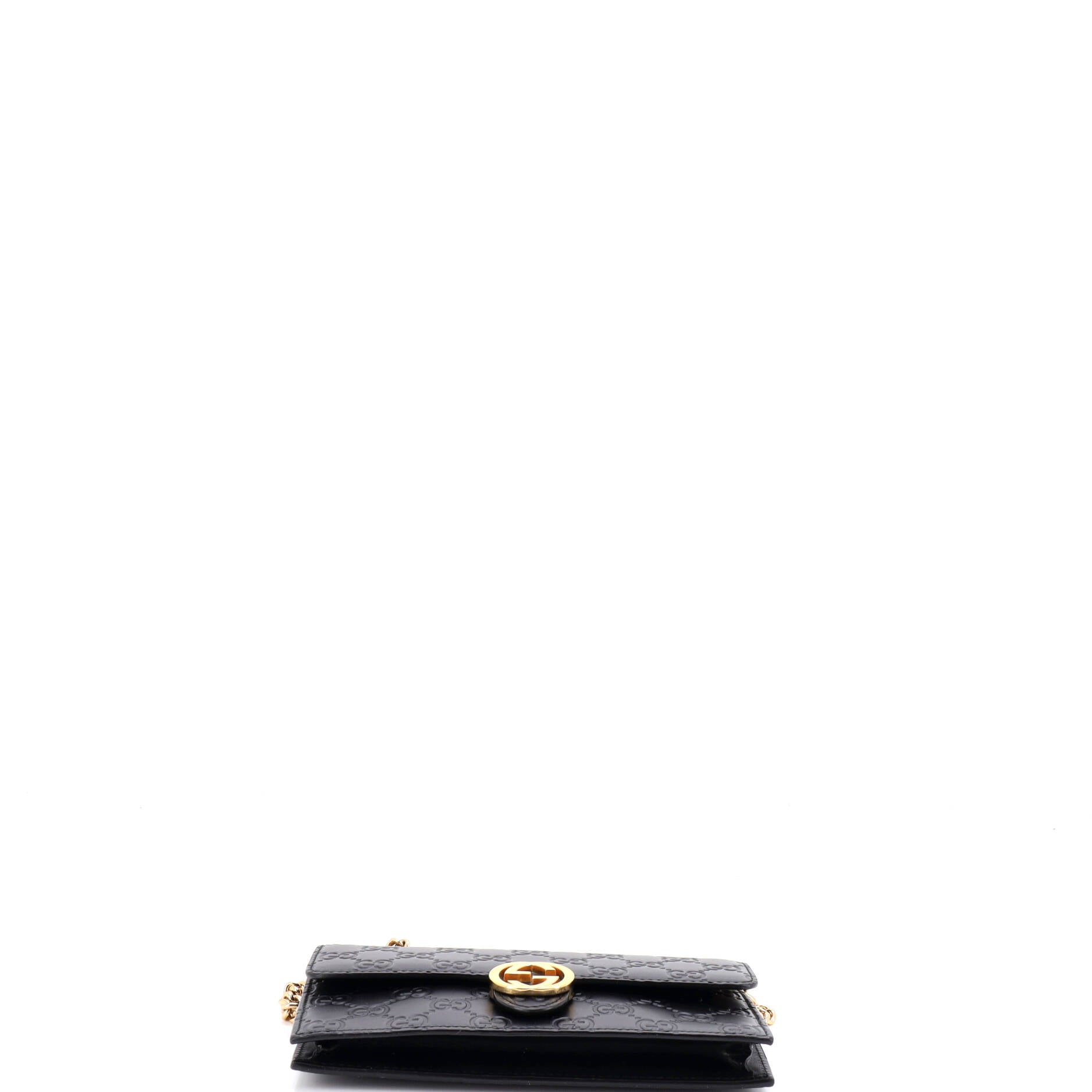 Icon Wallet on Chain Guccissima Leather