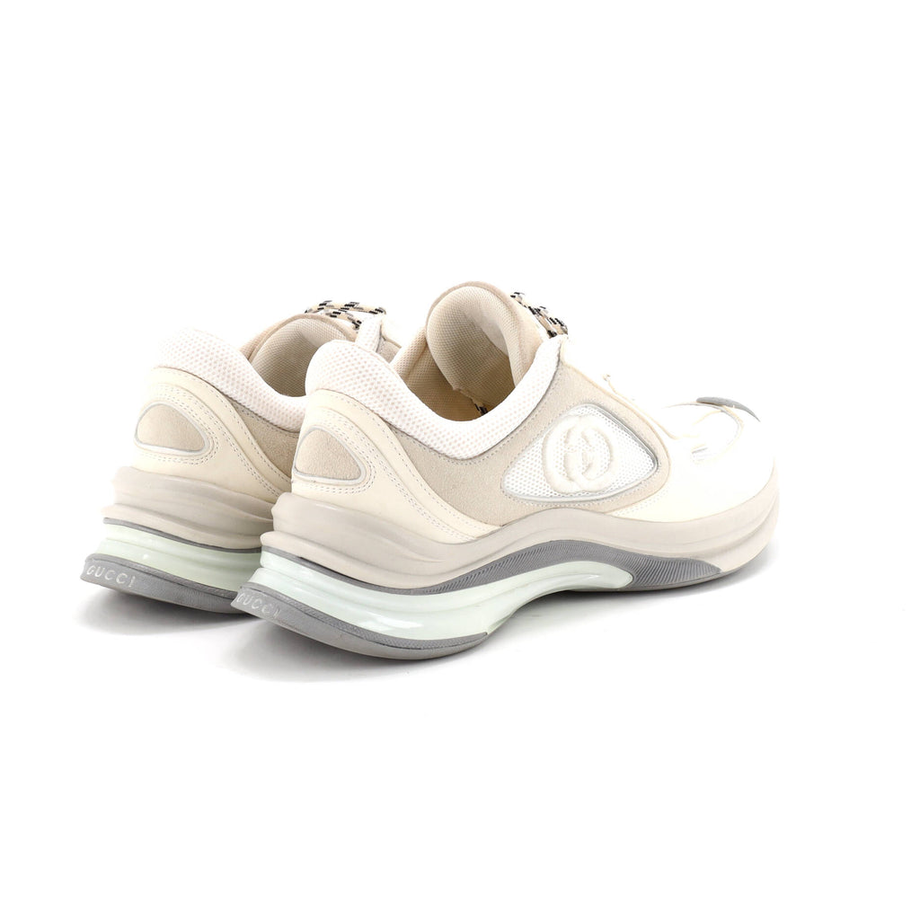 Women's Run Trainer Sneakers Technical Fabric and Suede