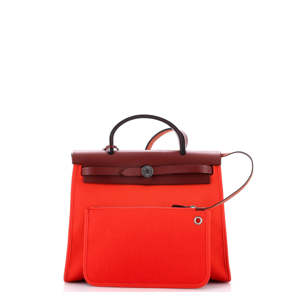 Herbag Zip Leather and Toile 31