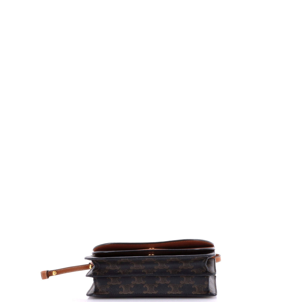 Wallet on Strap Triomphe Coated Canvas