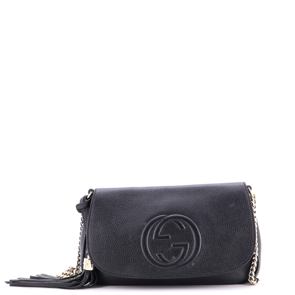 Soho Chain Crossbody Bag Leather Medium