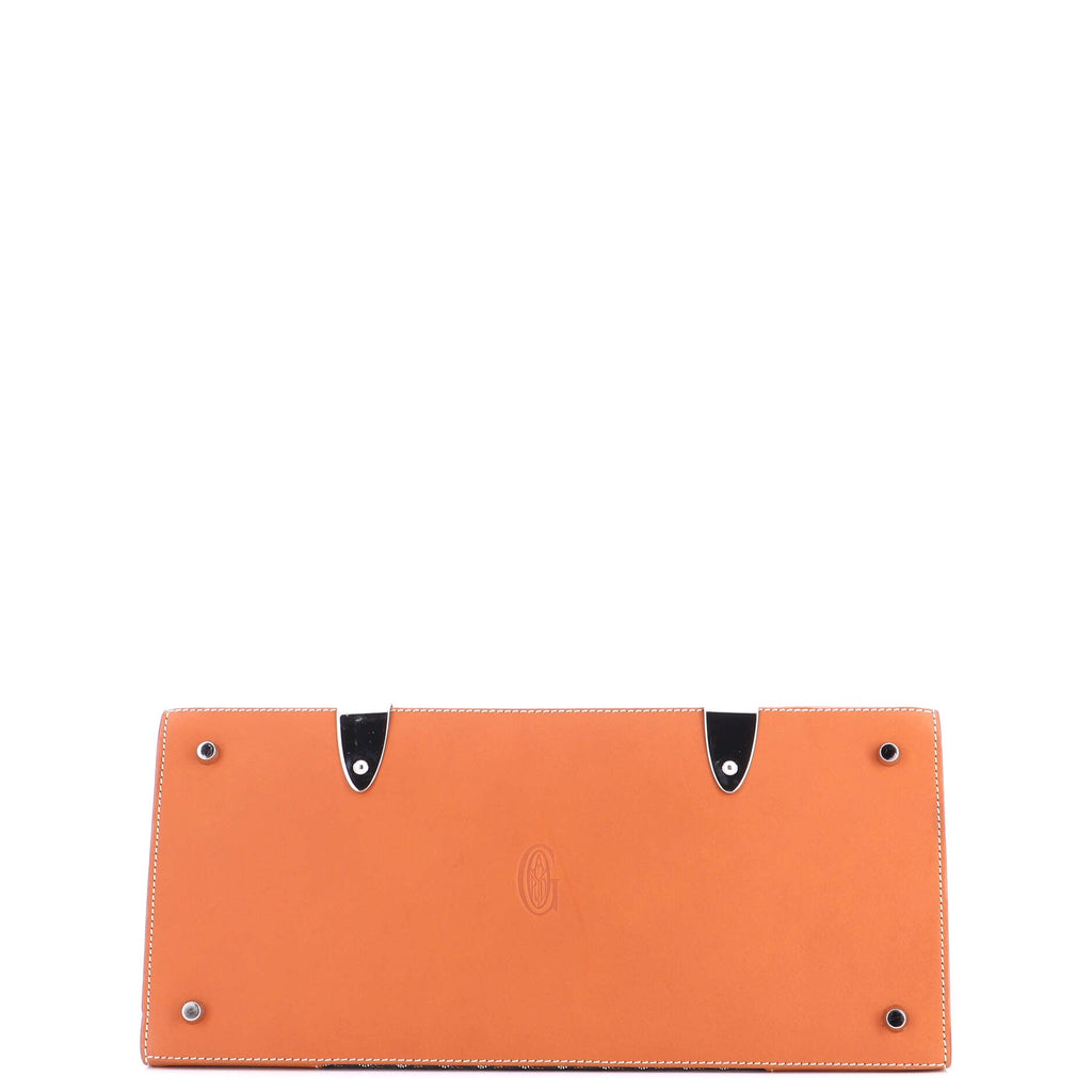 Saigon Top Handle Bag Coated Canvas with Leather MM