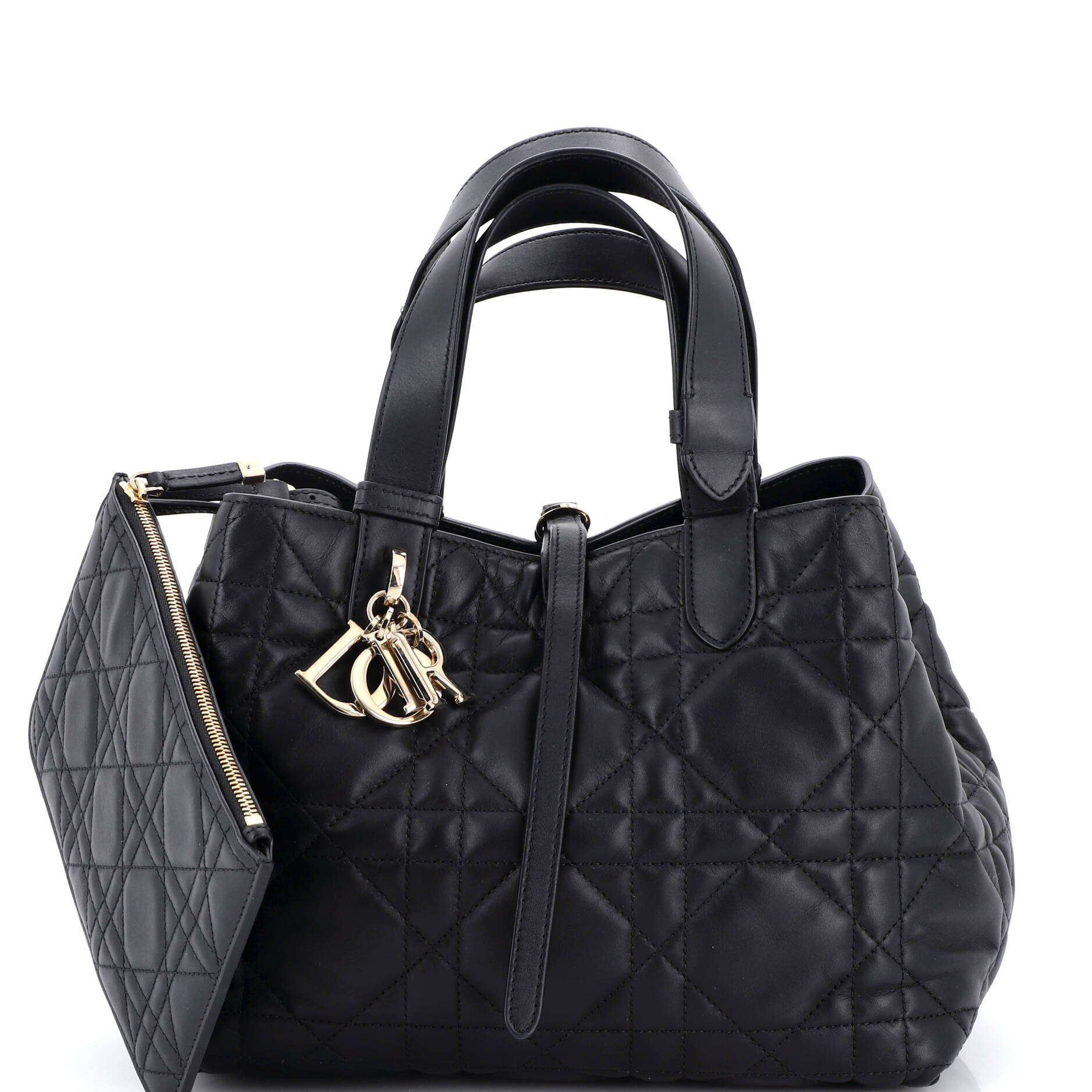 Toujours Tote Bag Macrocannage Quilt Calfskin Medium