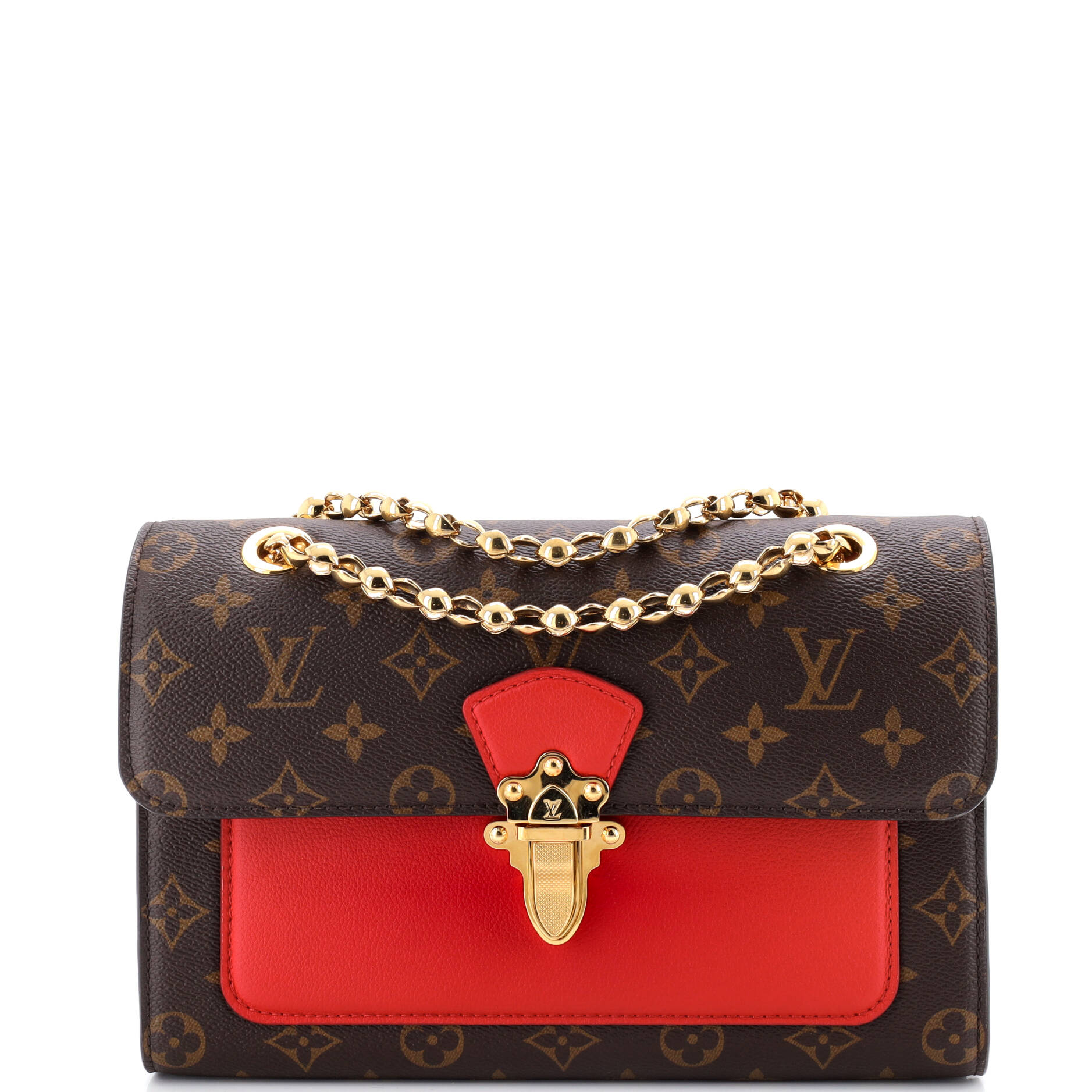 Victoire Handbag Monogram Canvas and Leather