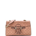 Emily Chain Flap Bag Guccissima Leather Medium