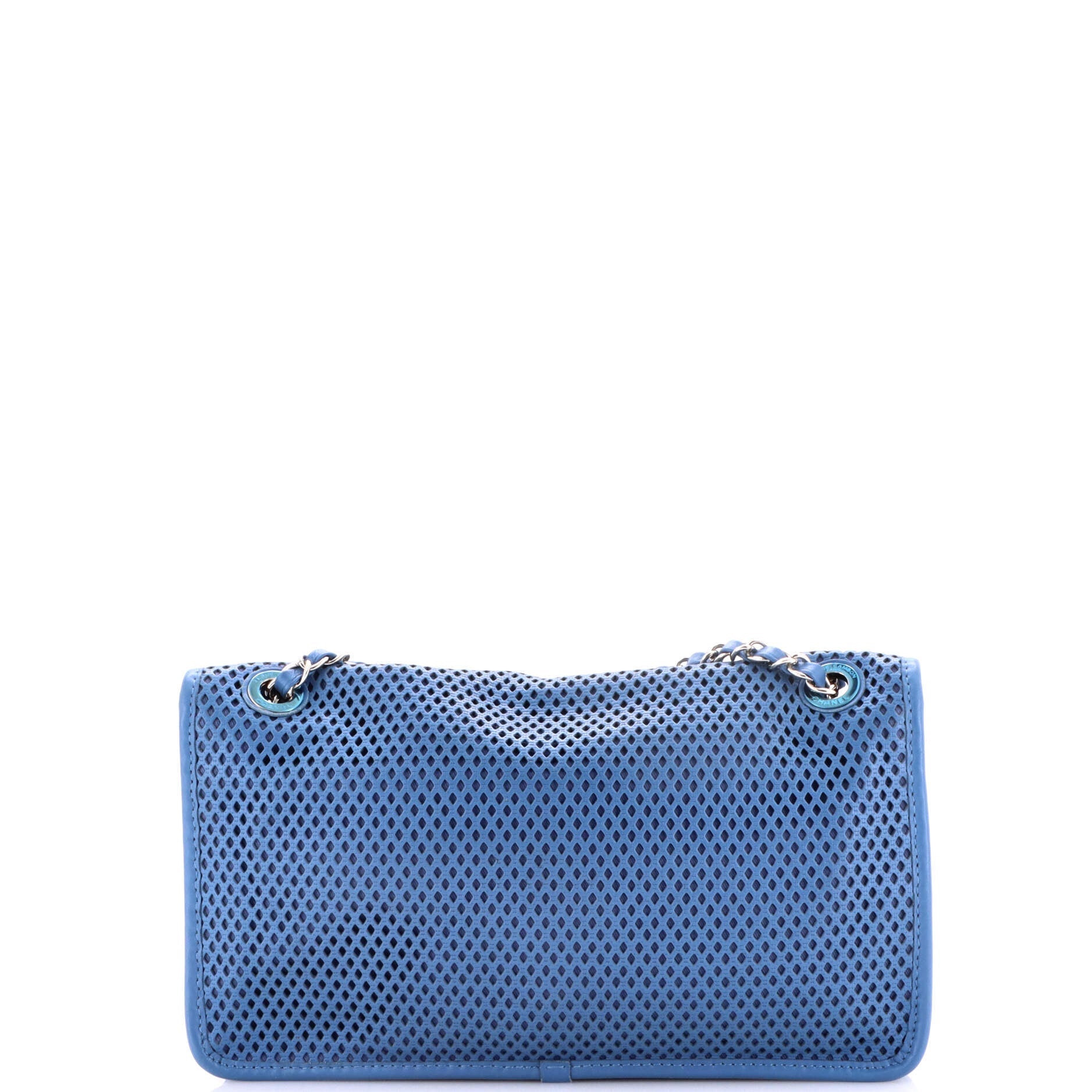 Up In The Air Flap Bag Perforated Leather Medium