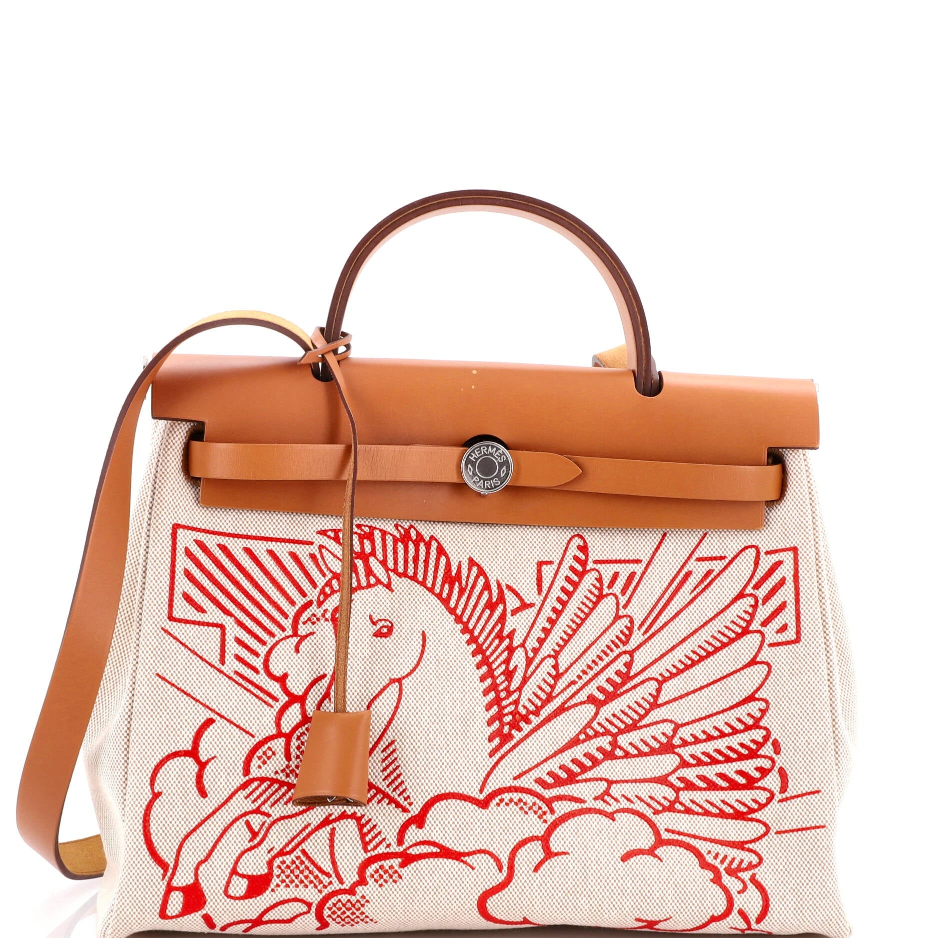 Herbag Zip Pegase Pop Toile and Leather 31