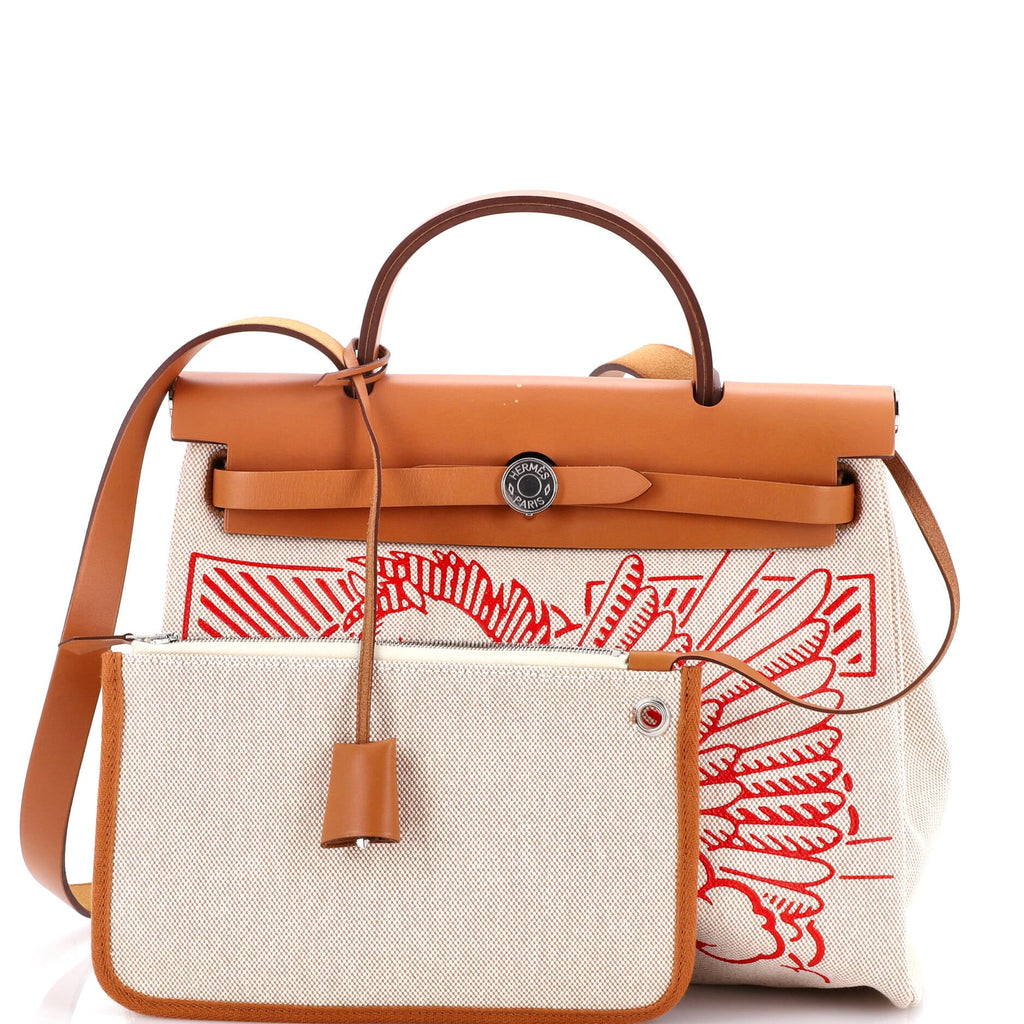 Herbag Zip Pegase Pop Toile and Leather 31
