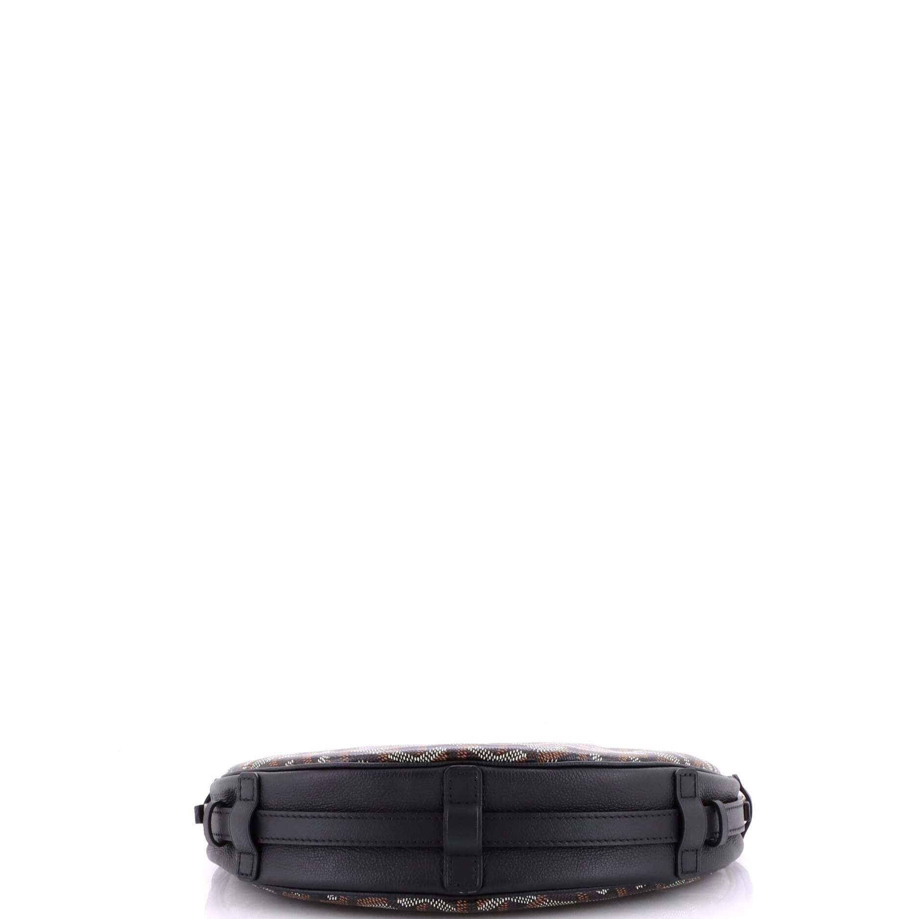 Hirondelle Shoulder Bag Coated Canvas and Leather