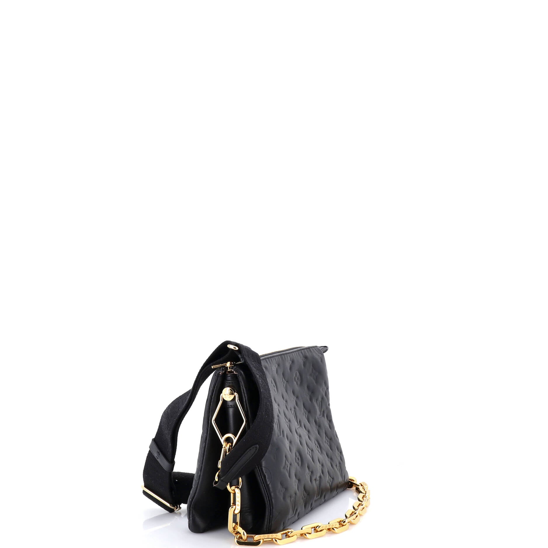 Coussin Bag Monogram Embossed Lambskin PM