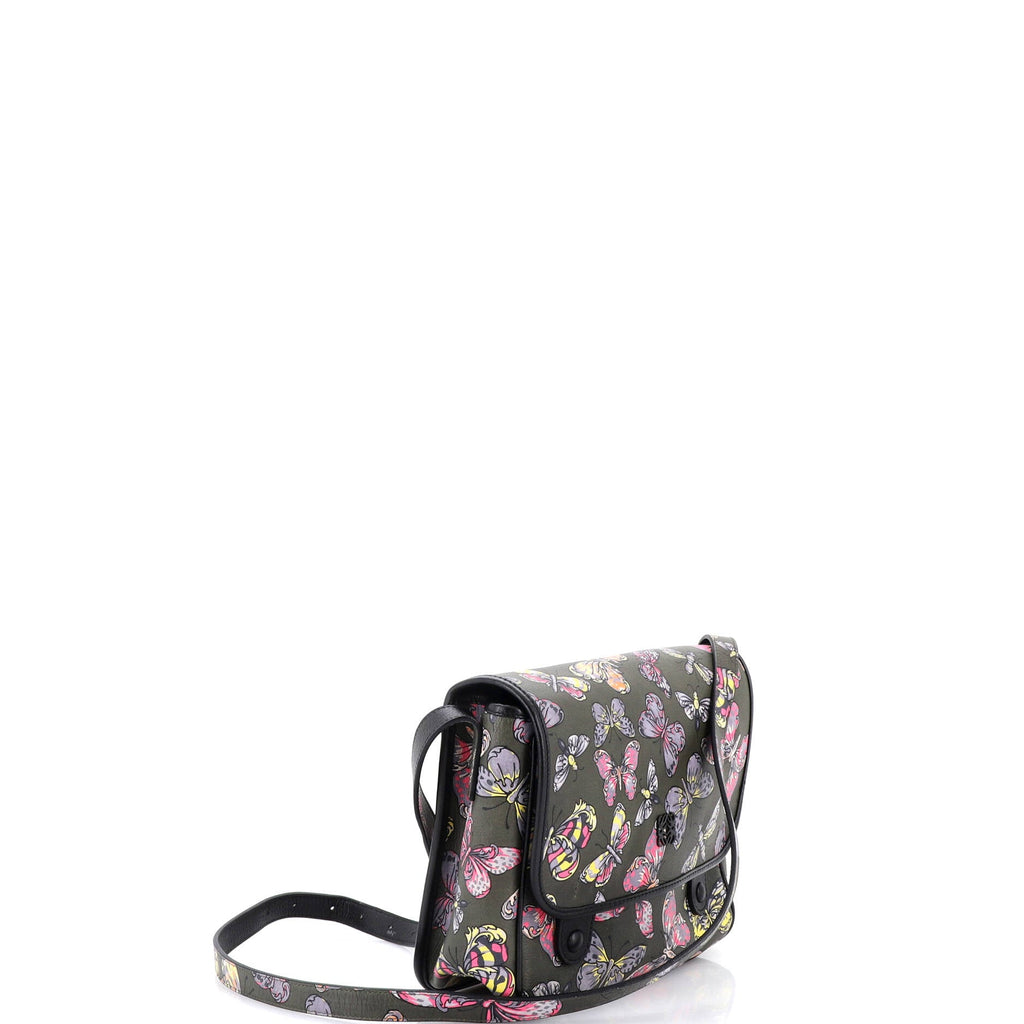 Messenger Bag Printed Leather Small