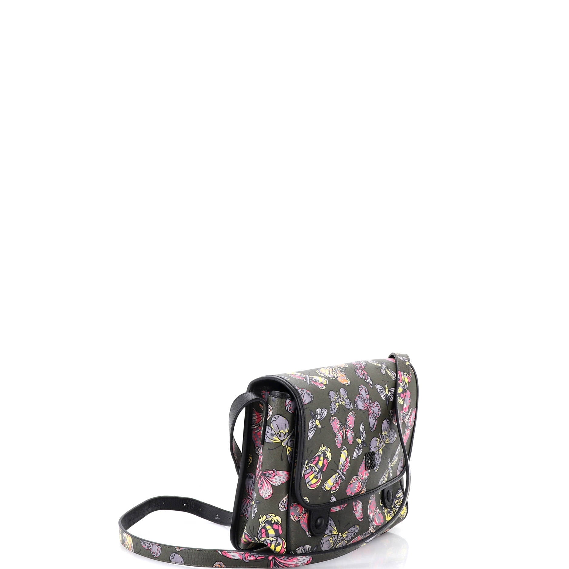 Messenger Bag Printed Leather Small