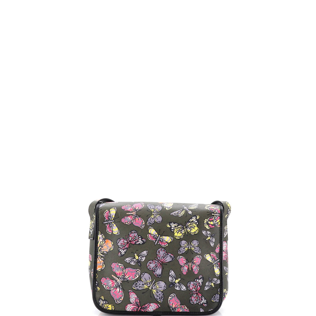 Messenger Bag Printed Leather Small