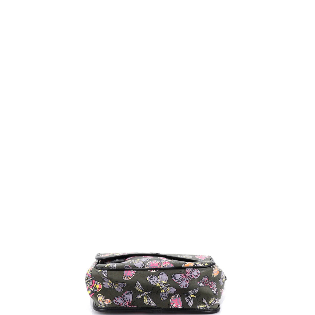 Messenger Bag Printed Leather Small