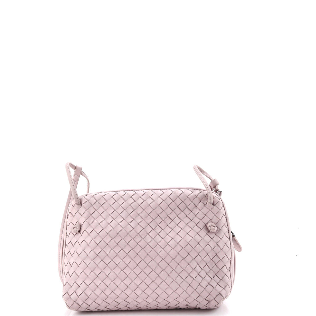 Double ZIp Nodini Crossbody Bag Intrecciato Nappa Small