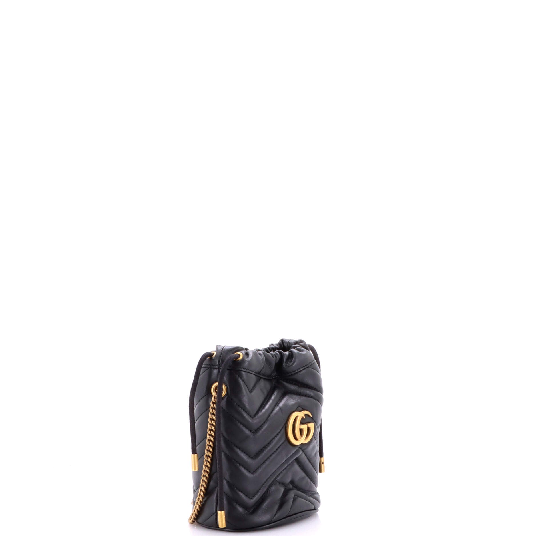 GG Marmont Bucket Bag Matelasse Leather Mini