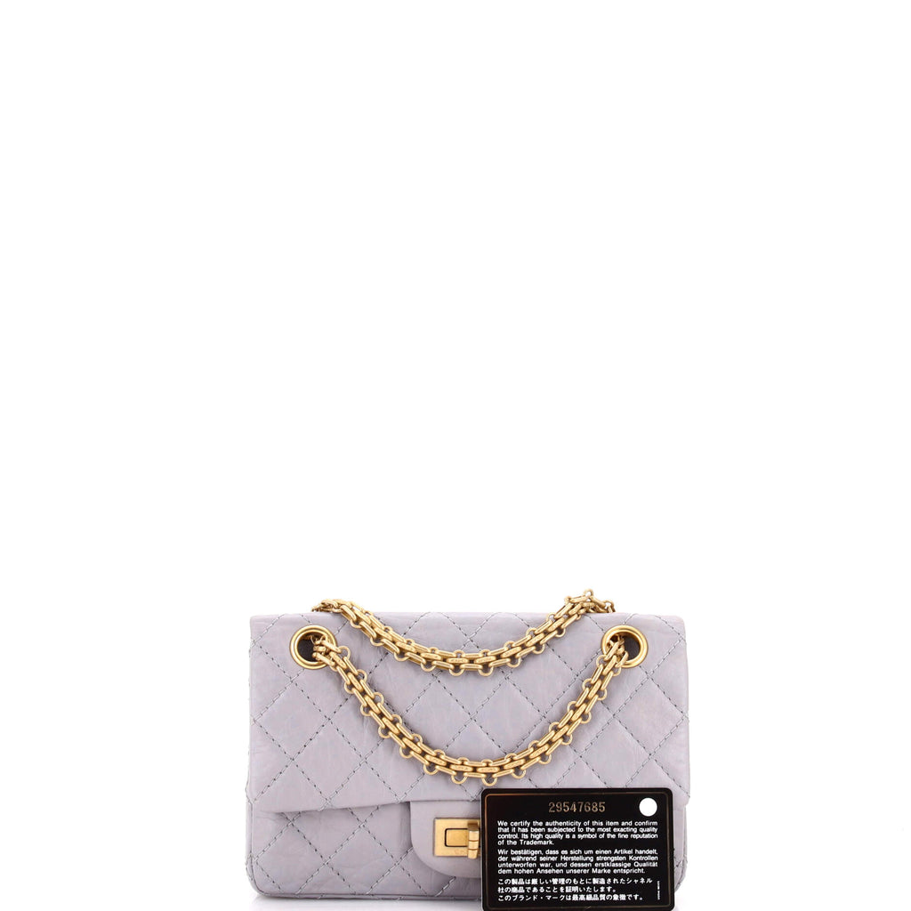 Reissue 2.55 Flap Bag Quilted Aged Calfskin Mini