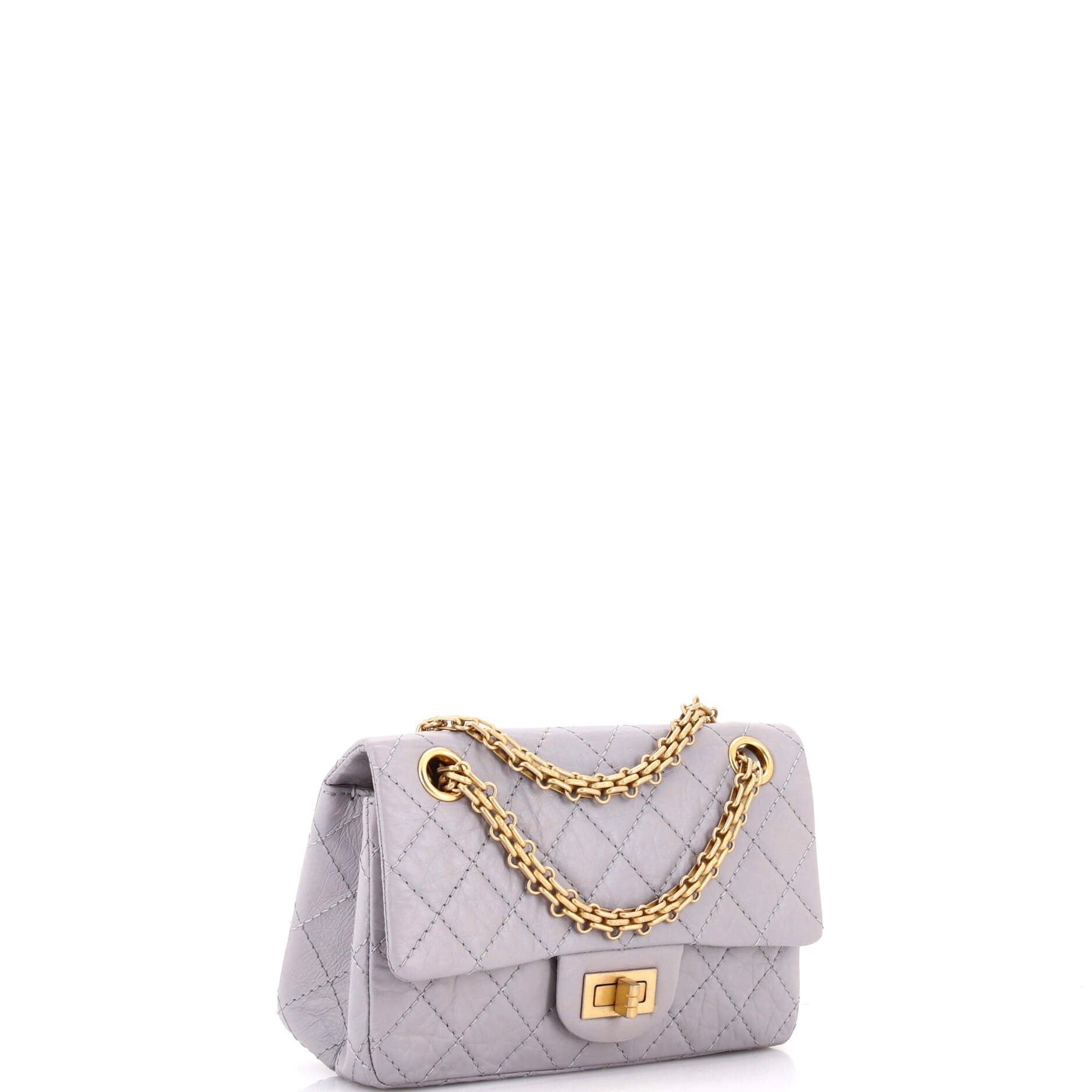 Reissue 2.55 Flap Bag Quilted Aged Calfskin Mini