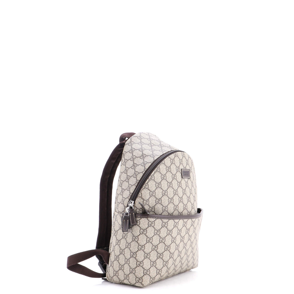 Front Pocket Backpack GG Coated Canvas Small