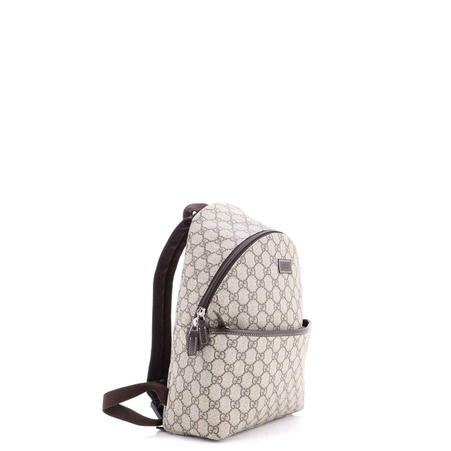 Front Pocket Backpack GG Coated Canvas Small