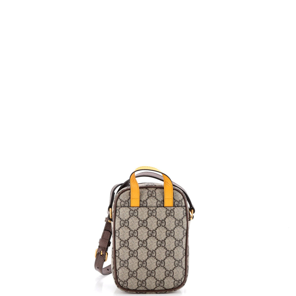 Neo Vintage Top Handle Crossbody Bag GG Coated Canvas Mini