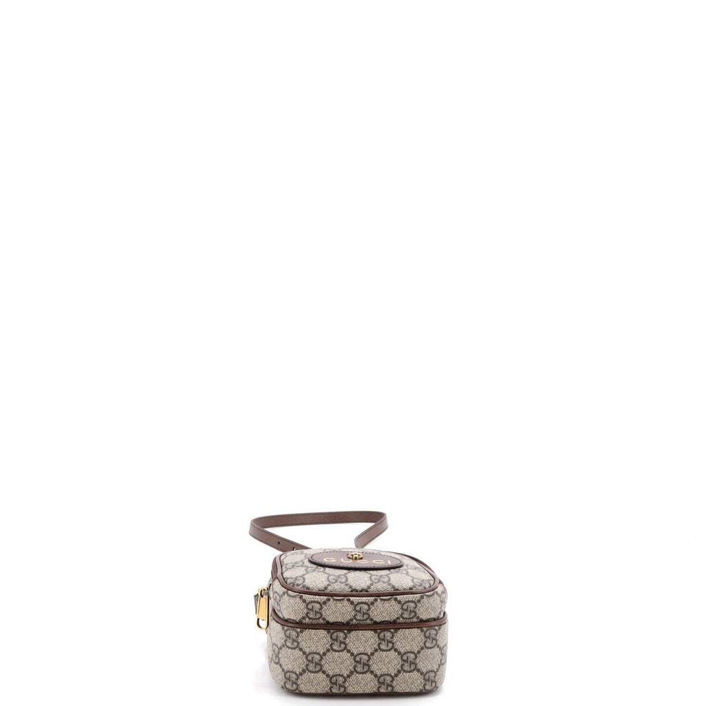Neo Vintage Top Handle Crossbody Bag GG Coated Canvas Mini