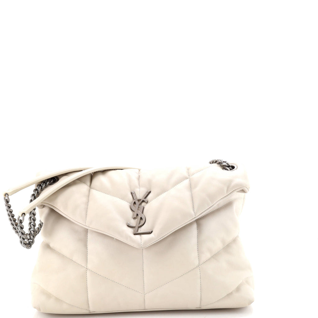Loulou Puffer Shoulder Bag Quilted Leather Medium