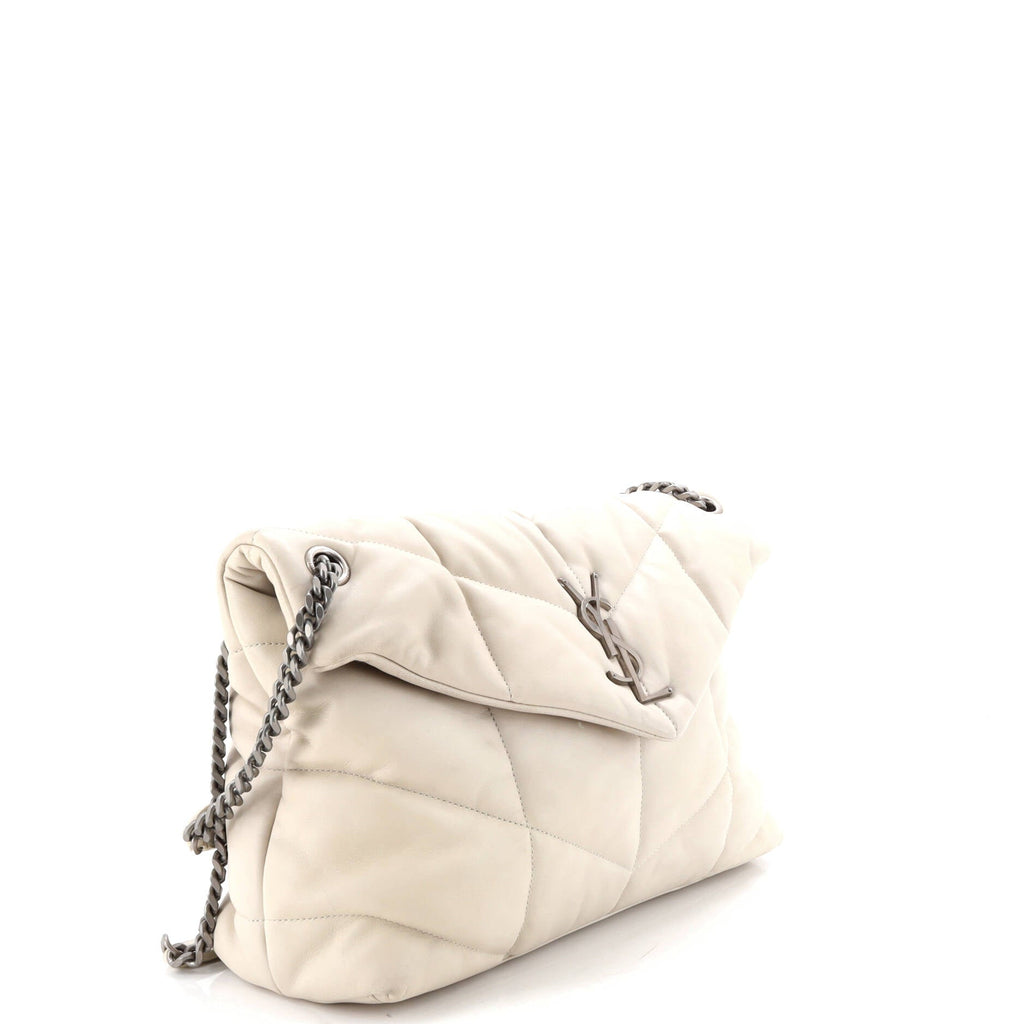 Loulou Puffer Shoulder Bag Quilted Leather Medium