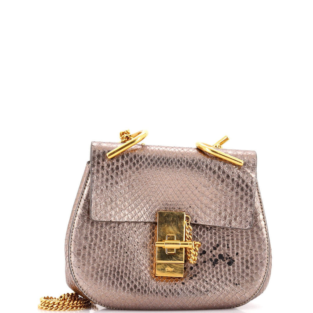 Drew Crossbody Bag Python Mini