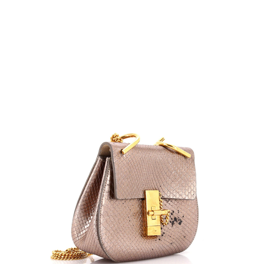 Drew Crossbody Bag Python Mini