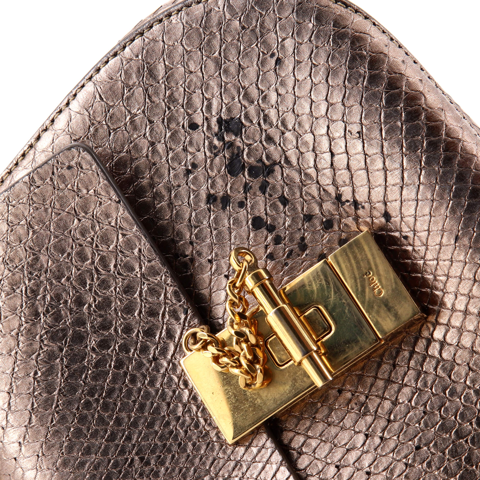 Drew Crossbody Bag Python Mini