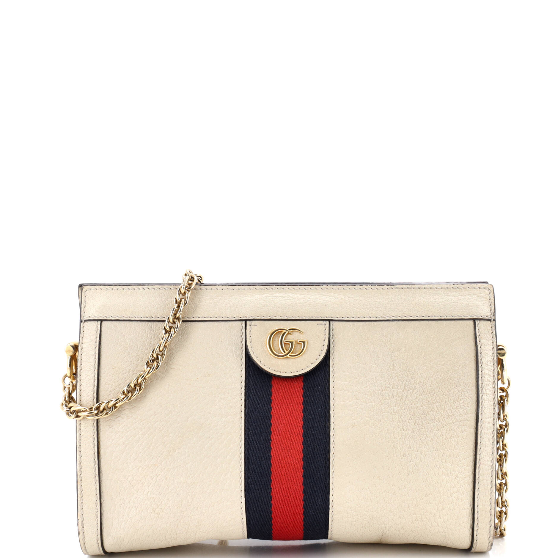 Ophidia Chain Shoulder Bag Leather Small