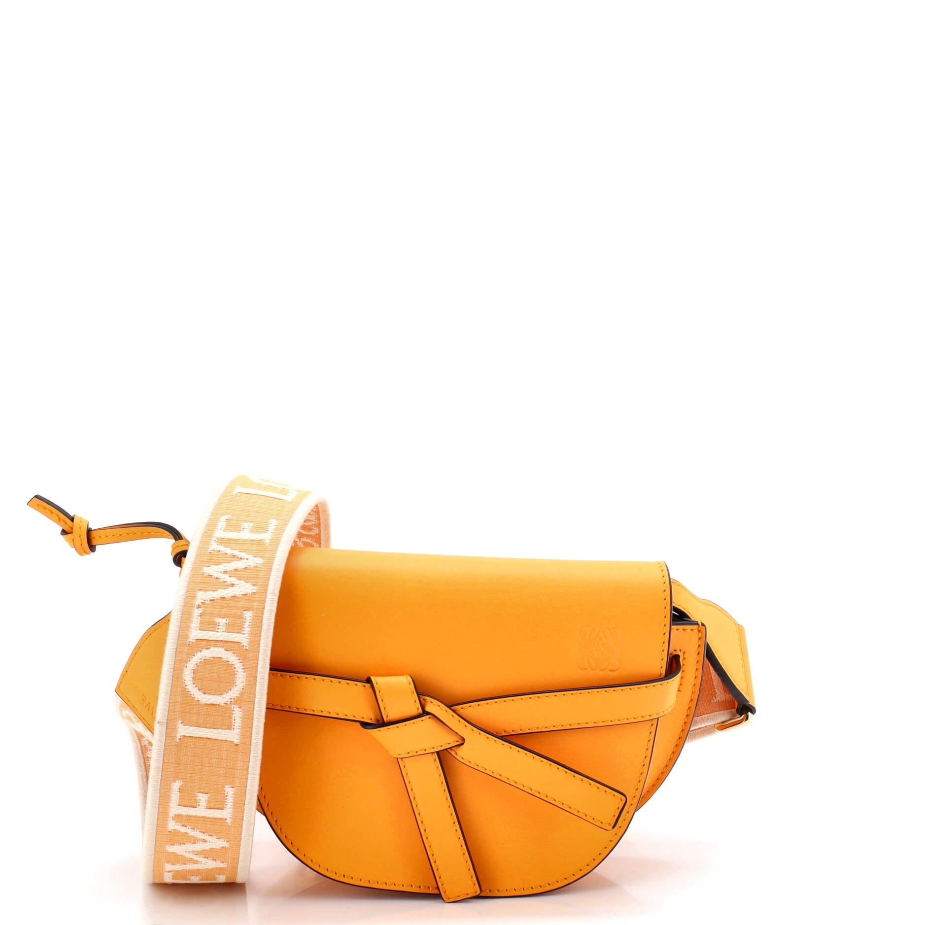 Gate Dual Shoulder Bag Leather Mini