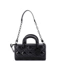Lady D-Joy Bag Cannage Quilt Gradient Patent Small