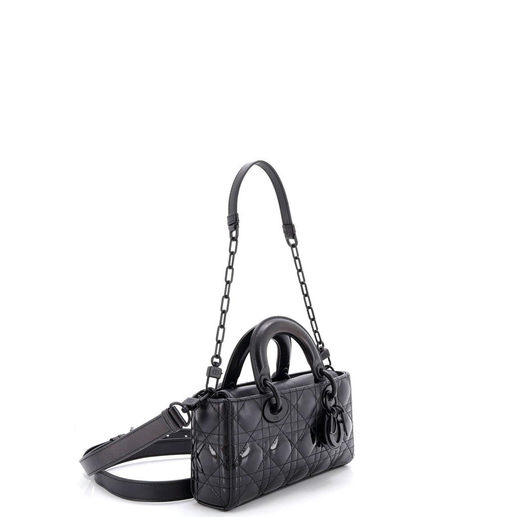 Lady D-Joy Bag Cannage Quilt Gradient Patent Small