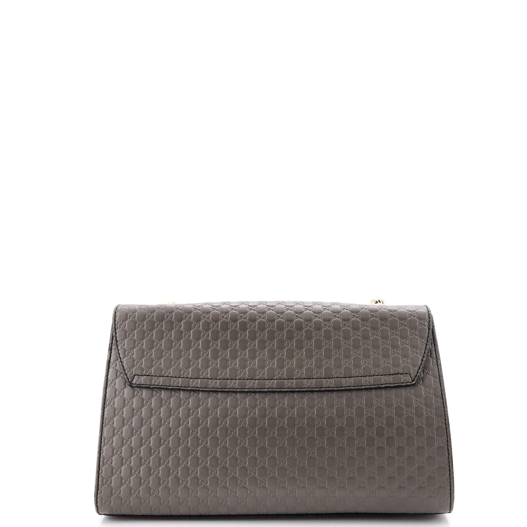 Emily Chain Flap Bag Microguccissima Leather Medium