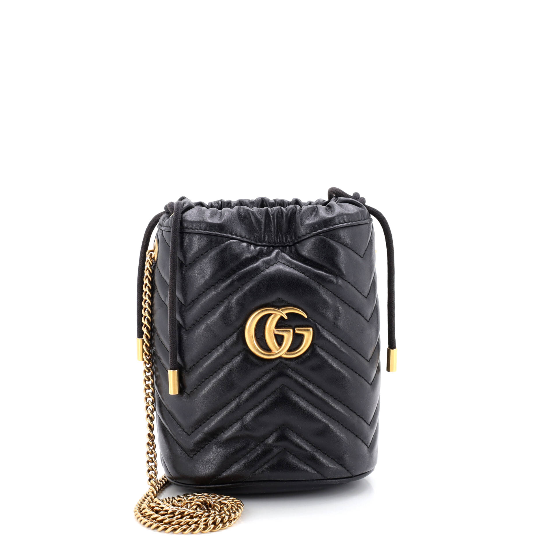 GG Marmont Bucket Bag Matelasse Leather Mini