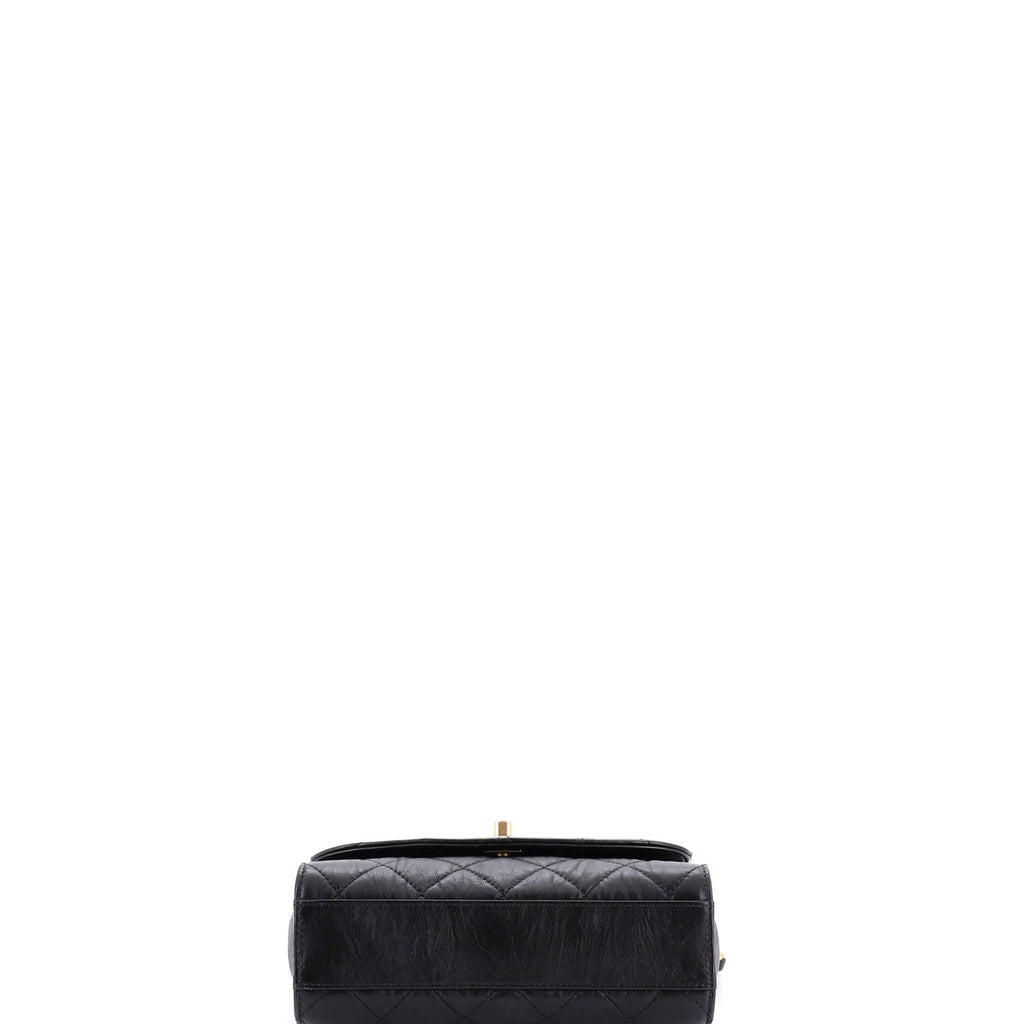 Wrapped CC Top Handle Bag Quilted Lambskin Mini