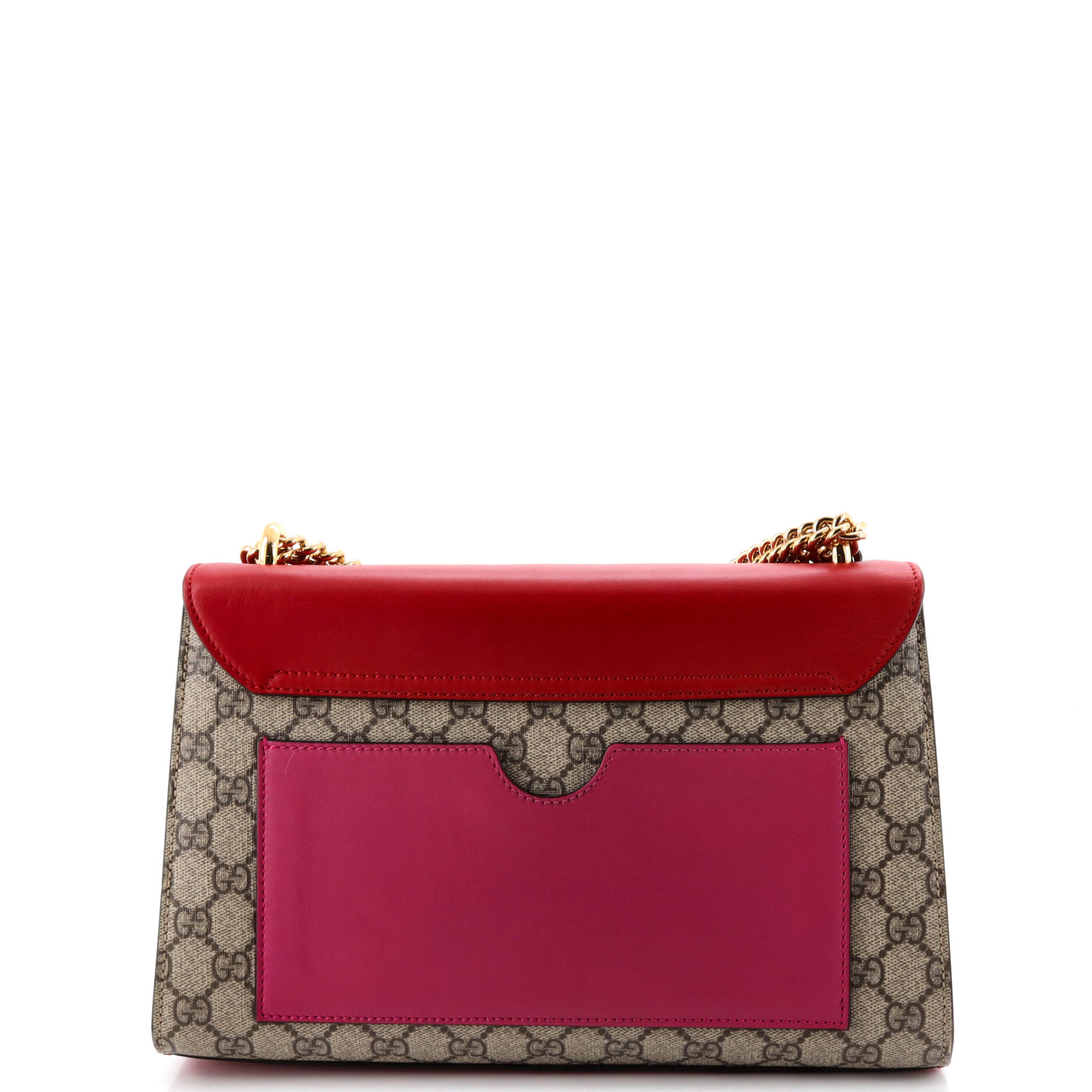Padlock Shoulder Bag GG Coated Canvas and Leather Medium
